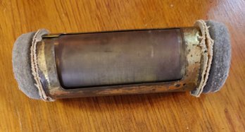 Antique Brass Vacuum Tube For A Mail Room