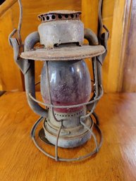 N.y.n.h & H Dietz Railroad Lantern With Red Glass