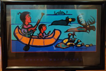 Norval Morrisseau CM RCA, Copper Thunderbird (1932  2007) Offset Lithograph Poster