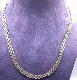 Nice Chunky Sterling Silver Necklace