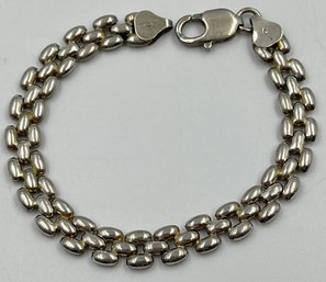 Lovely Sterling Silver Italian Link Bracelet