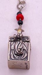 Cool Sterling Silver Keepsake Box On Chain