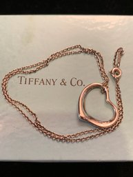 Vintage Iconic Elsa Peretti Tiffany Heart Pendant