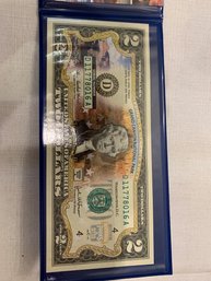 2003 Grand Canyon Genuine 2 Dollar Bill