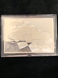 1963 Corvette Sting Ray Sterling Silver  Bar