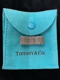 Authentic Tiffany Somerset Mesh Ring 925