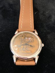 Frederic Remington Sterling Silver Watch