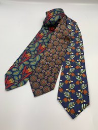 3 Vintage Silk METROPOLITAN MUSEUM OF ART Ties