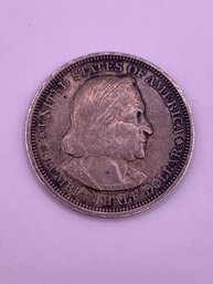 1893 Silver United States Columbian Half Dollar