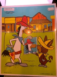 Vintage 1980 QuicK Draw McGraw & Baba Looey Puzzle