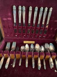 Vintage Silver Plate Holmes And Edwards Flatware Set