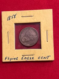 1858 US Flying Eagle Cent