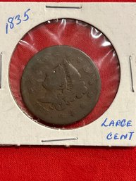 1835 US Large Cent US Copper Coin