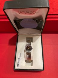 Stunning Movado Ladies Steel And Gold Museum Watch