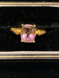 Classic Vermeil Amethyst Sterling Silver Ring