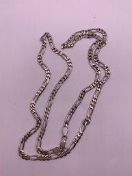 Heavy Sterling Silver Figaro Link Chain 30 Inches