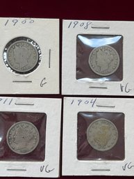 4 Original US V Nickels