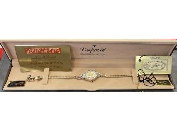 Genuine Diamond Ladies Watch Dufonte By Lucien Piccard In Original Box