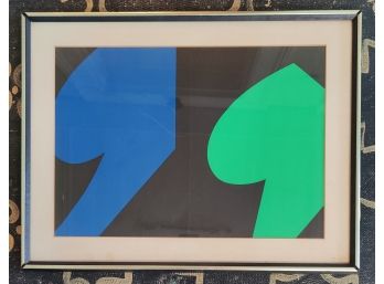 Derrire Le Miroir #110 1958 Ellsworth Kelly Framed Lithograph