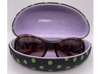 Faux Tortoise Shell Suzanne Somers Swarovski Sunglasses