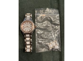 Lovely Ladies Citizen Genuine Diamond Ceramic Watch