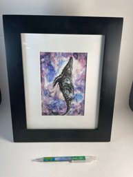 Mermaid Afterglow Framed Print