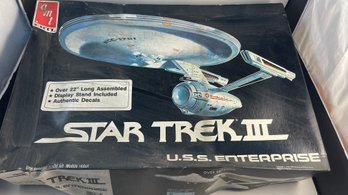 ERTL Replica Star Trek III Model Kit USS Enterprise