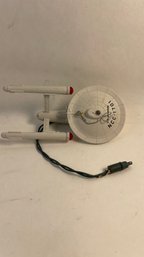 Hallmark Star Trek Starship Enterprise 1991 25th Anniversary Ornament With Blinking Lights Untested