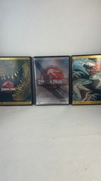 Jurassic Park Lot Of 3 DVD Jurassic World Dominion Jurassic Park