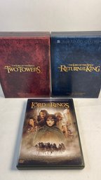 Lord Of The Rings DVD Lot