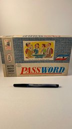 Password Board Game 1962 Vintage By Milton Bradley