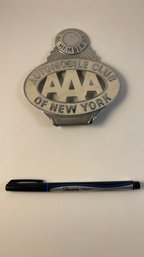 Vintage AAA Enameled Badge New York Honor Member Rare Automotive Memorabilia