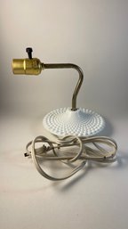 Vintage 1970s Milk Glass Sconce