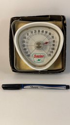 Vintage New Old Stock Sinclair Outdoor Thermometer