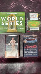 Four Baseball Books Lot