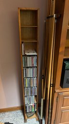 Wooden CD Rack With 96 CDs