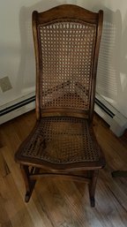 Antique Cane Rocking Chair