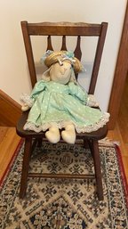 Childs Wooden Chair Made By Paris Mfg-co.