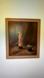 1960s Molly Guion 'Rose Goddess' Framed Reproduction