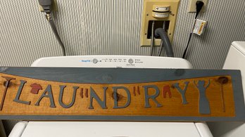 Primitive Laundry Sign