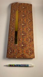 Vintage Floral Knitting Travel Case