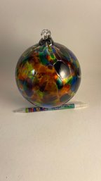 Hand Blown Art Glass Ball