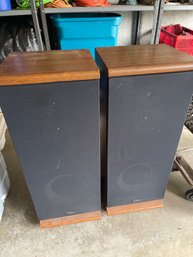 Pair Of Full Sized Fisher Speakers