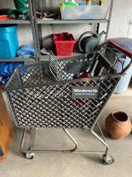 Vintage Woolworth Shopping Cart