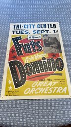 Fats Domino Concert Poster Print