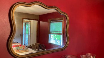 Antique Mahogany Mirror