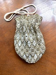 Vintage Jeweled Drawstring ClutchPurse