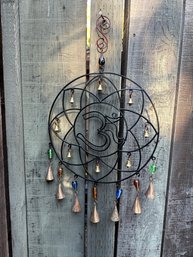 Hanging Cosmic Om Beaded Bell Chime