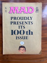 Vintage MAD Magazine January 1966  100th Issue