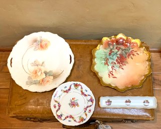 Lot Of Signed Vintage Austria And Prussia Porcelain